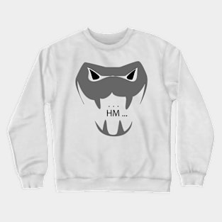 Snake head silhouette Crewneck Sweatshirt